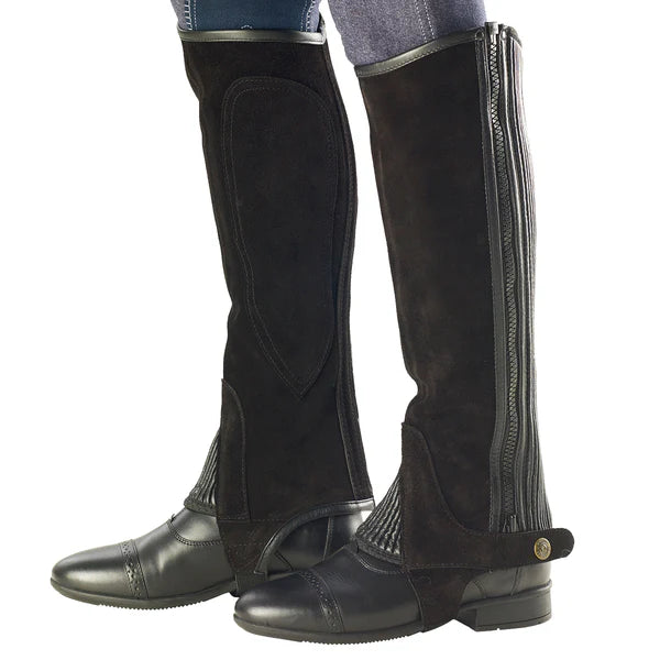 Ovation Suede Ribbed Half Chaps