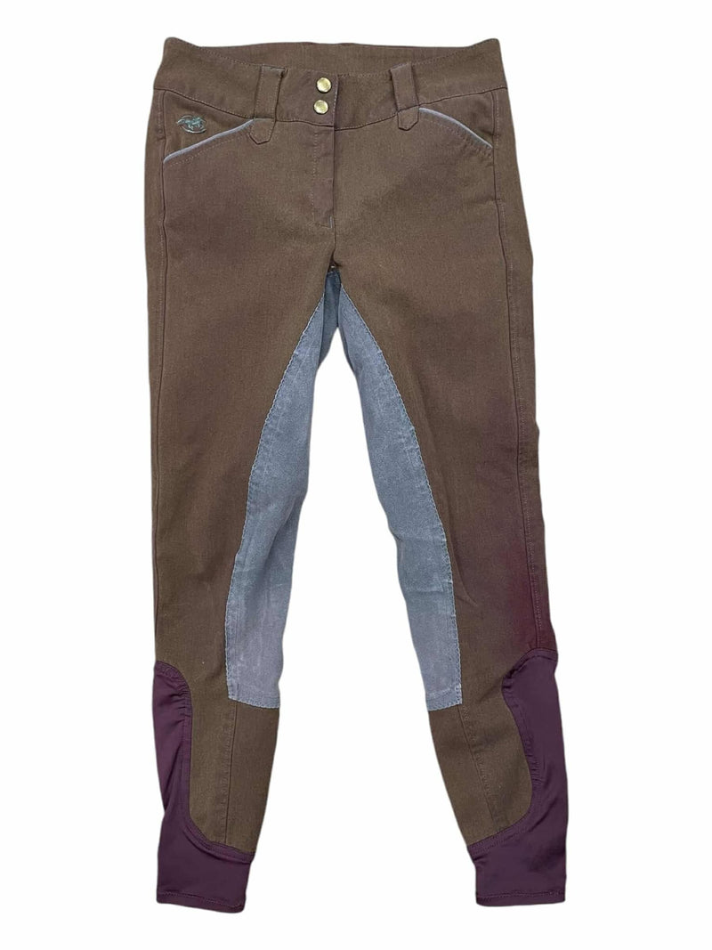 Smartpak Piper FS Breech - Brown/Grey/Maroon - 26L - USED