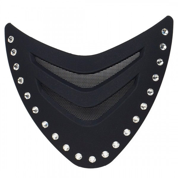 One K MIPS Convertible Pieces - Front Shield -Black Matte Swarovski