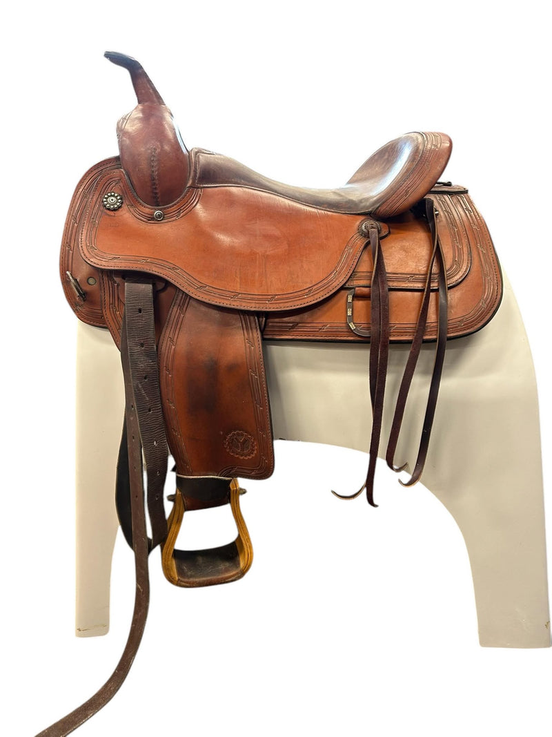 Circle Y Park & Trail Western Saddle - 16" Seat/7" Tree- USED