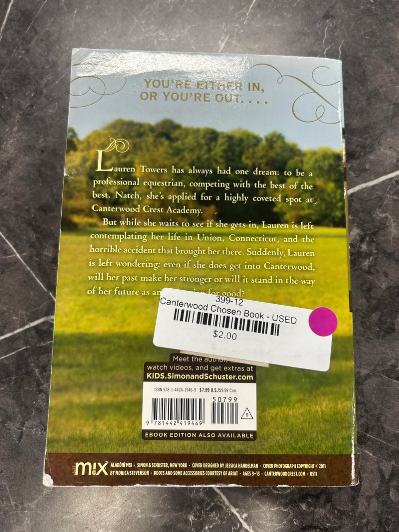 Canterwood Chosen Book - USED