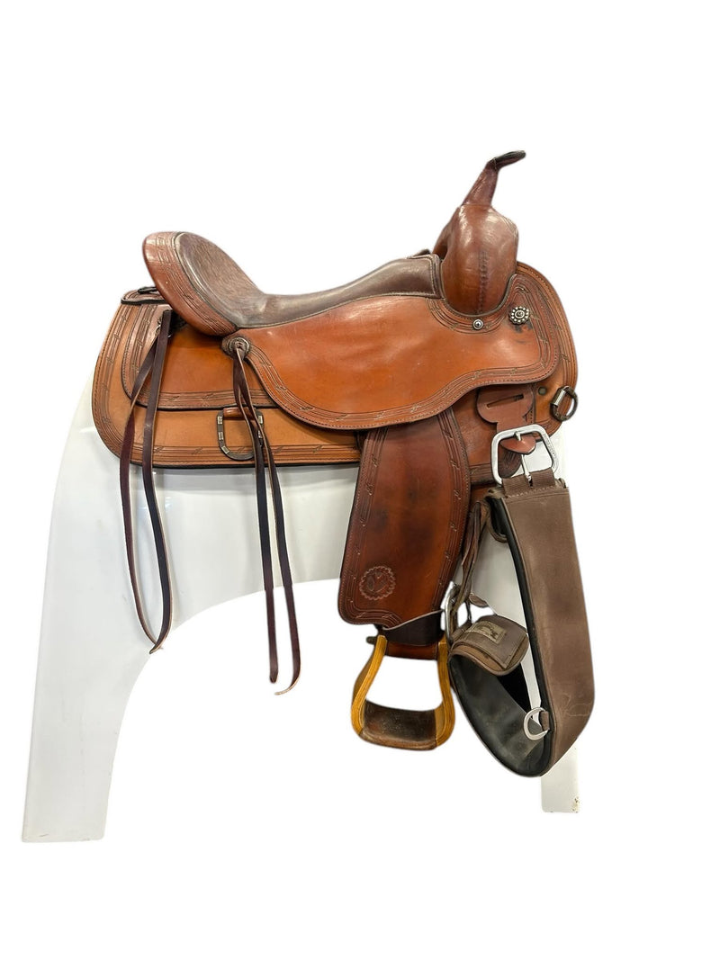 Circle Y Park & Trail Western Saddle - 16" Seat/7" Tree- USED