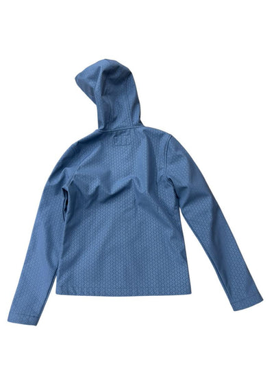 Kerrits Fleece Lined Jacket - Grey/Blue - Kids M  - USED