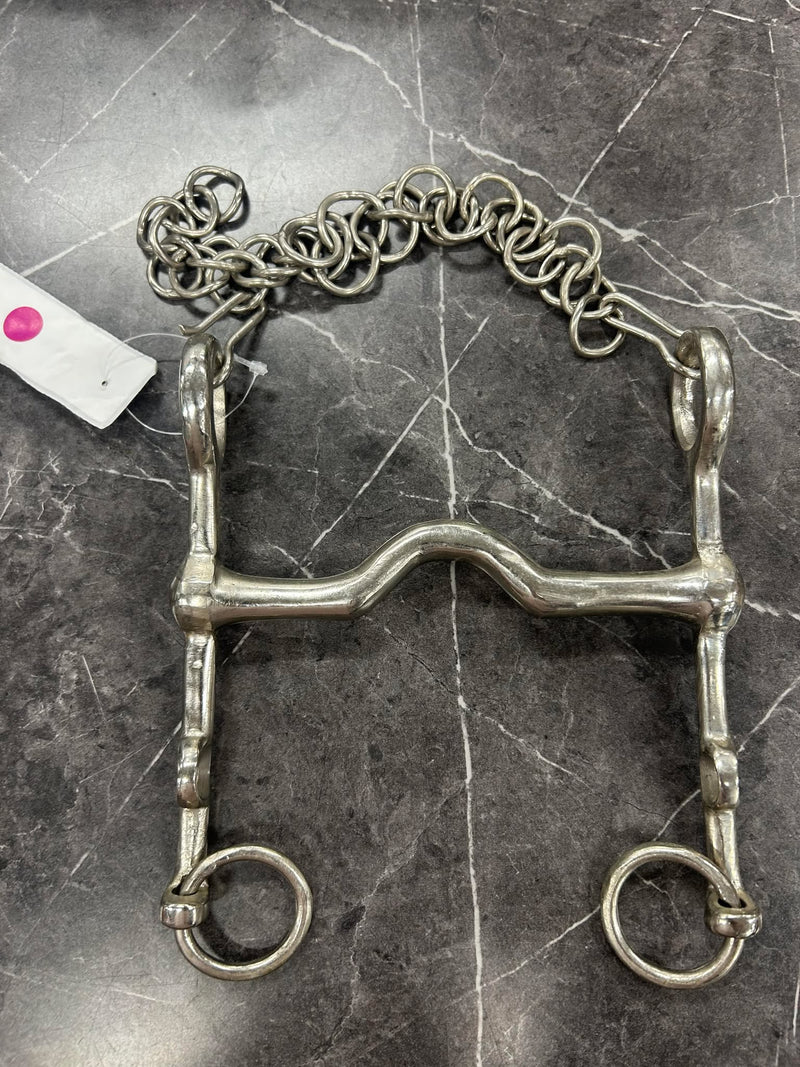 Ported Weymouth Bit - SS - 5 1/4" - USED