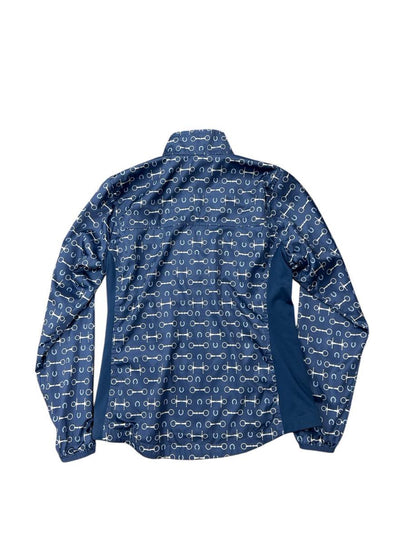 Ariat Ideal Windbreaker - Blue Bit Print - S **STAIN** - USED