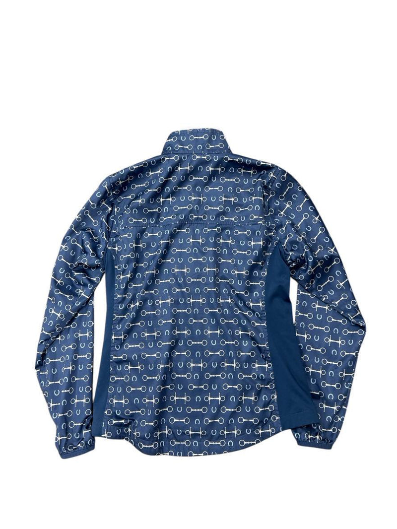 Ariat Ideal Windbreaker - Blue Bit Print - S **STAIN** - USED