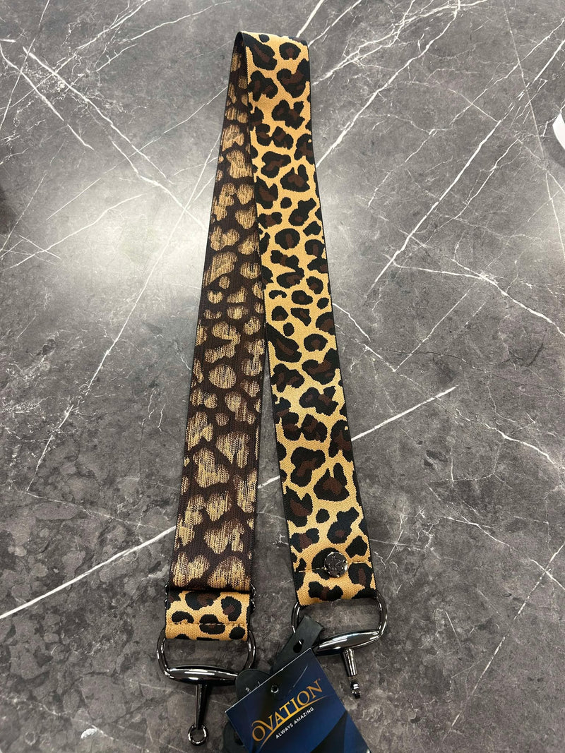 OVATION® Leopard Buckle Adjustable Elastic Belt