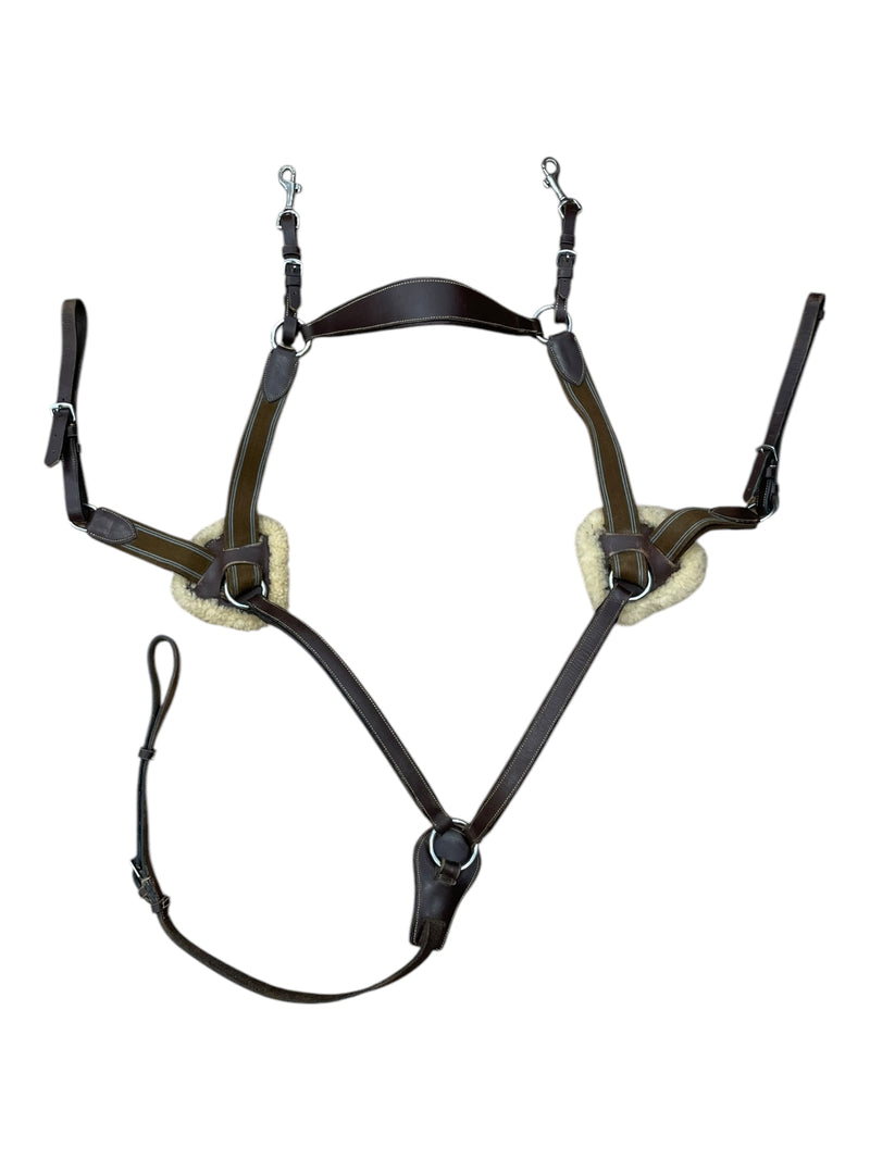 HDR 5 Point Breastplate - Brown - Est. F/S - USED