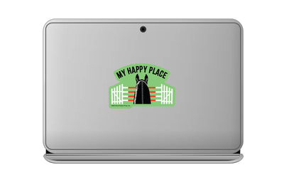3" Tumbler Horse Sticker / Happy Place Jumpers / WATERPROOF