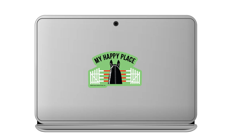 3" Tumbler Horse Sticker / Happy Place Jumpers / WATERPROOF