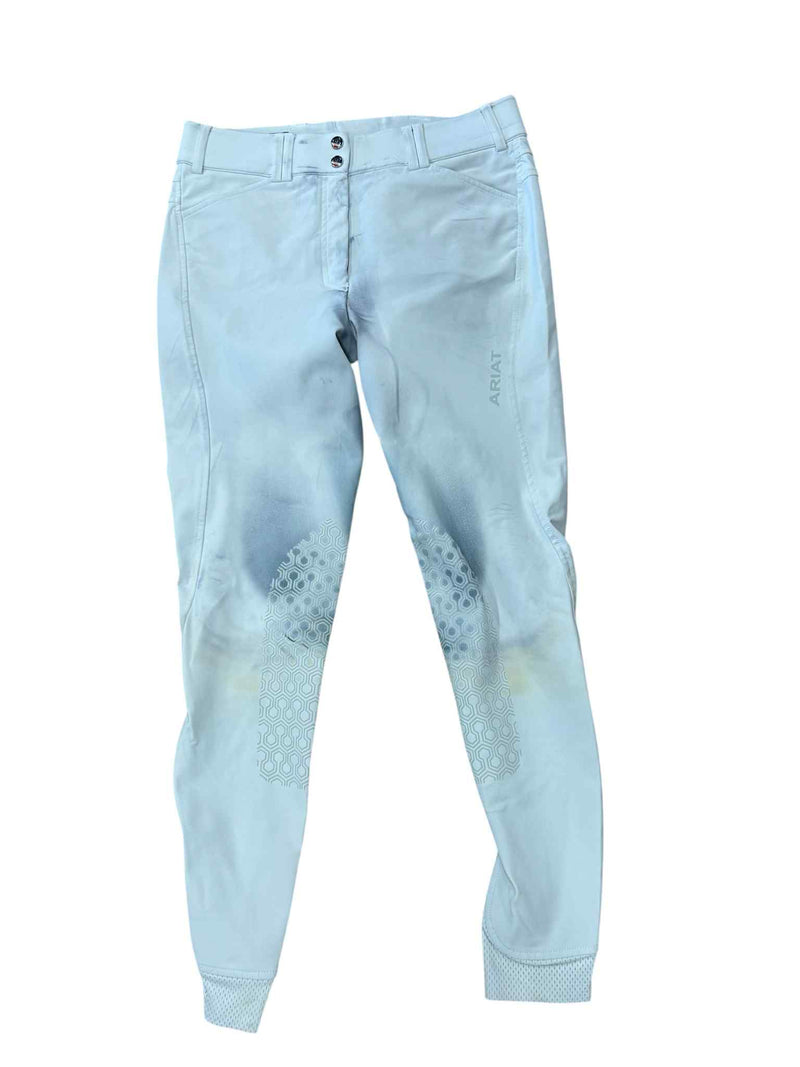 Ariat Knee Patch Breeches - White - 26L - USED