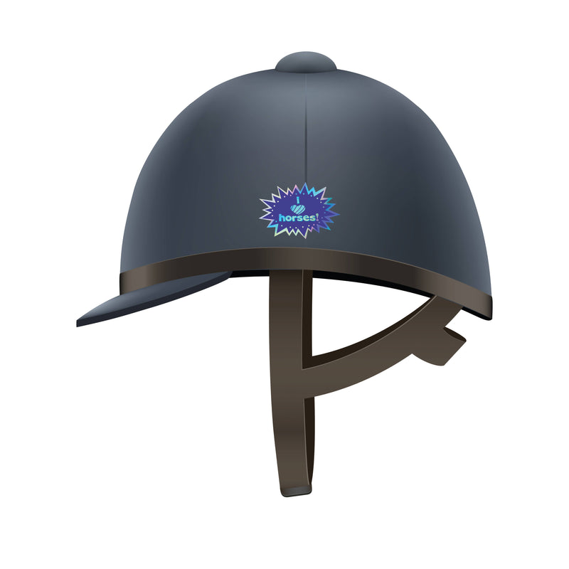 Holographic Sticker Sheet / Love Horse / 4 peel-off stickers