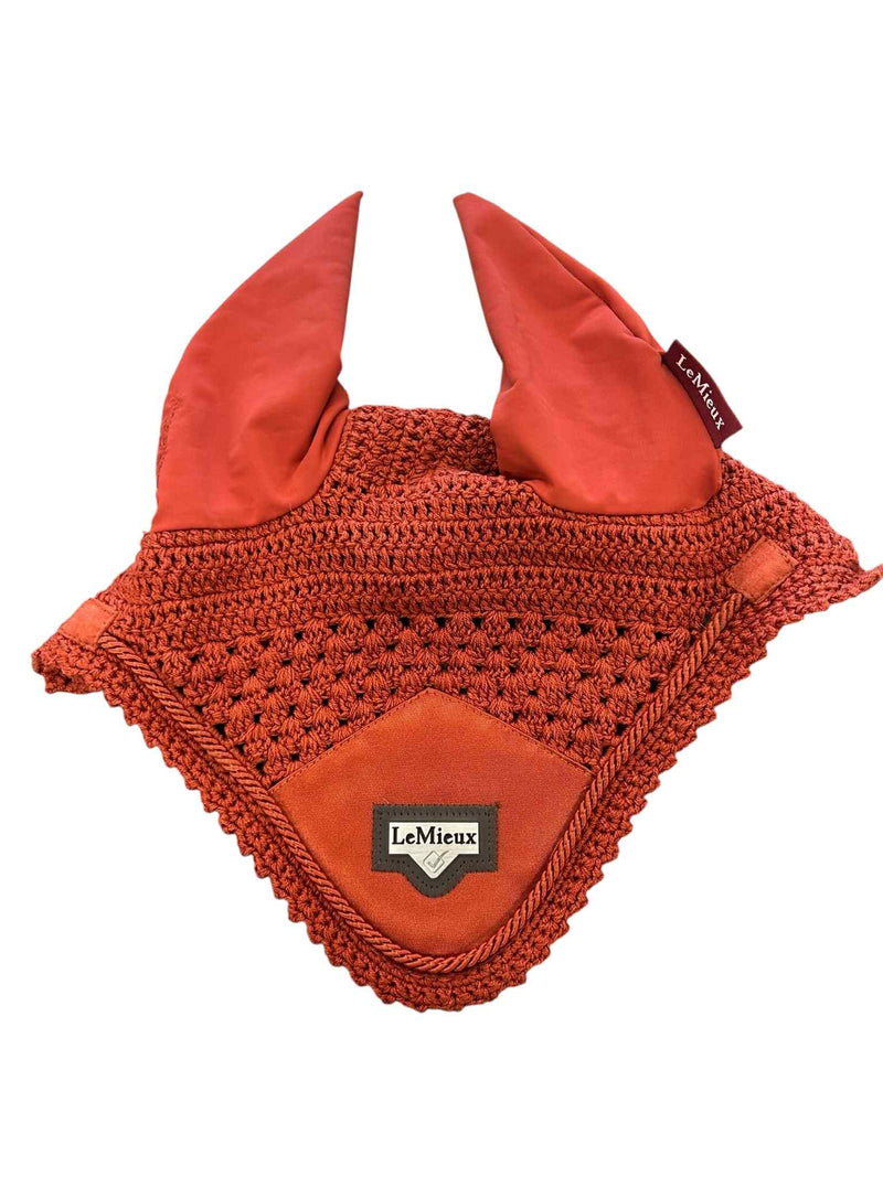 LeMieux Fly Bonnet - Rust - Medium - USED