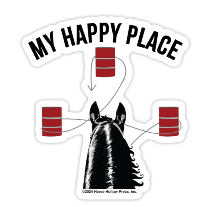 3" Tumbler Horse Sticker / Western Barrel Race / WATERPROOF