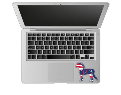 3" Tumbler Horse Sticker / Patriotic American / WATERPROOF
