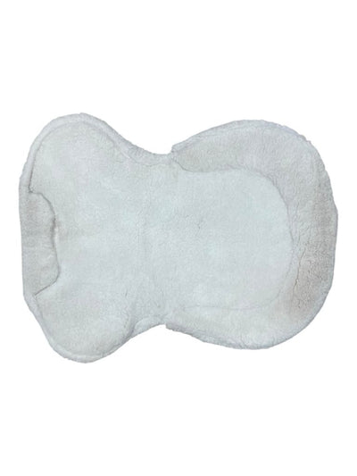 Fleece Lined Gel Half Pad - White - Approx 20" Spine - USED