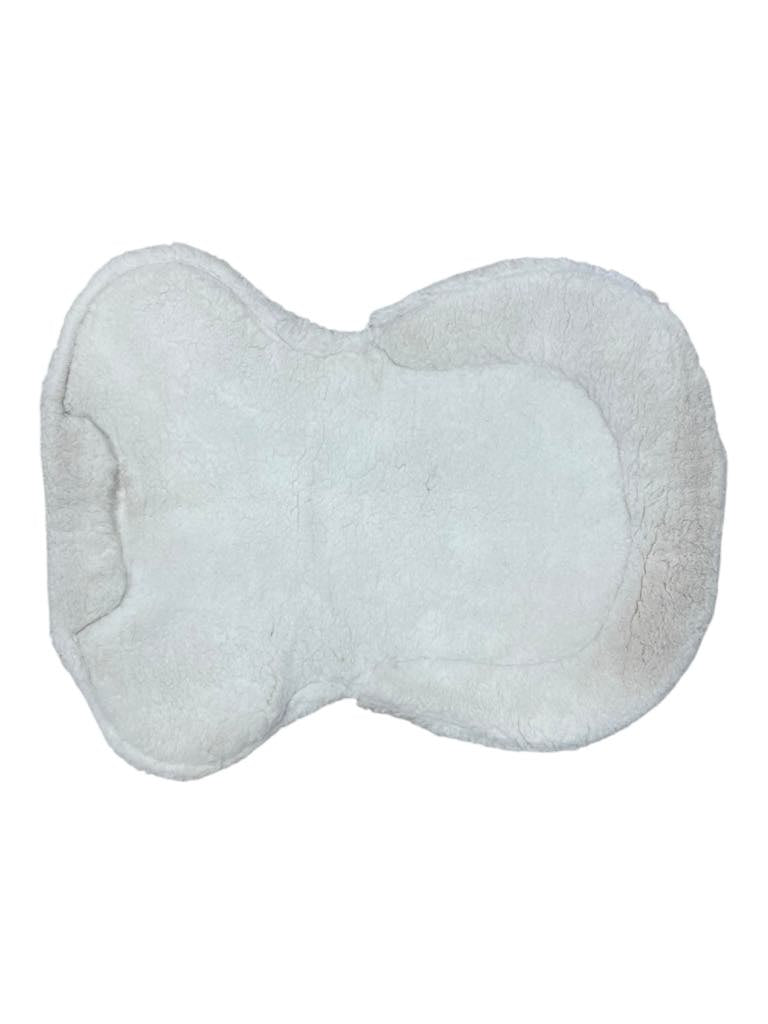 Fleece Lined Gel Half Pad - White - Approx 20" Spine - USED