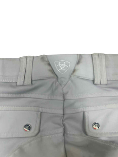 Ariat Tri Factor Knee Patch Breeches - Tan - 32R - USED