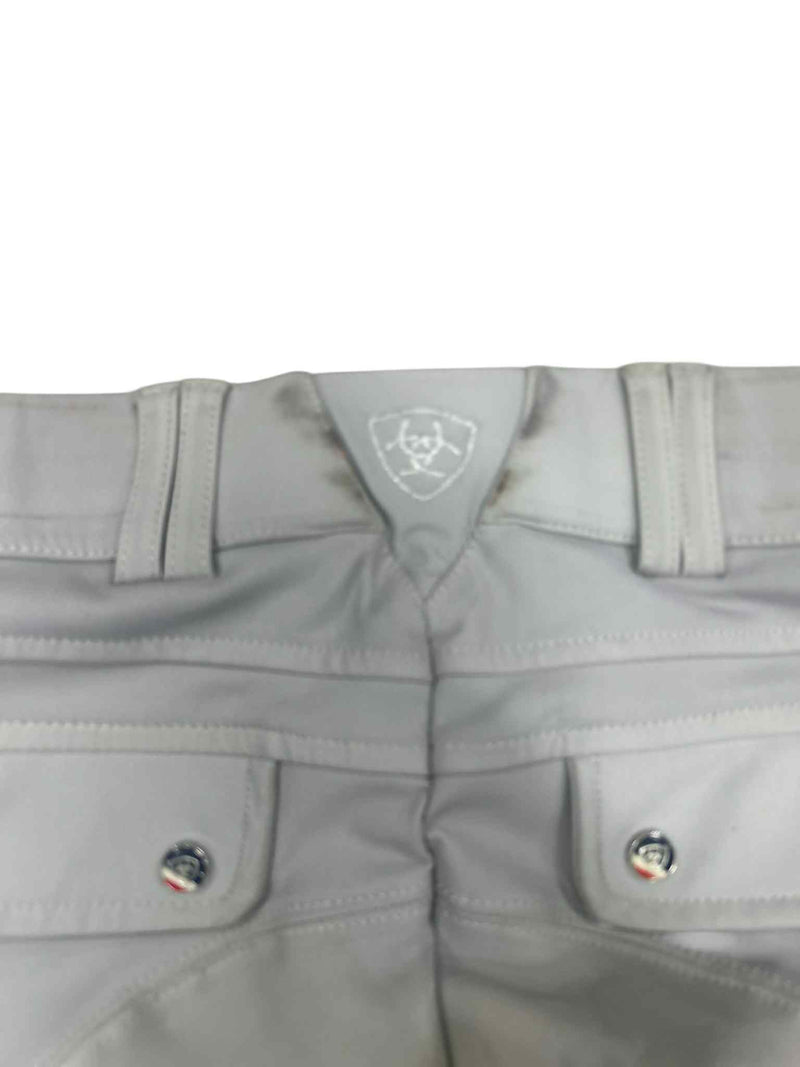 Ariat Tri Factor Knee Patch Breeches - Tan - 32R - USED