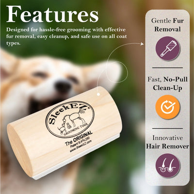 SleekEZ® Horse Brush For Shedding and Grooming