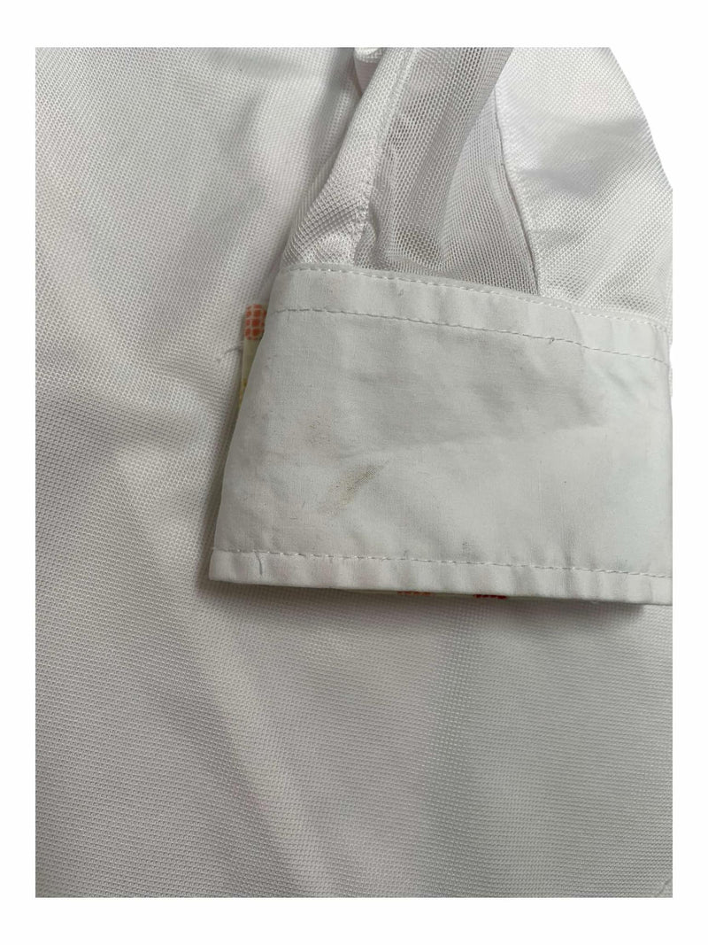 Shires LS Show Shirt - White/Pineapple - L - USED