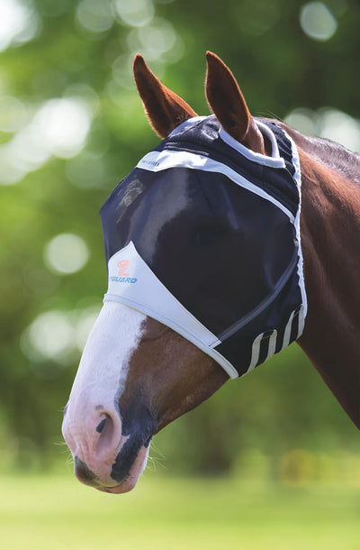 Shires Fly Guard Pro Fine Mesh Fly Mask Ear Holes