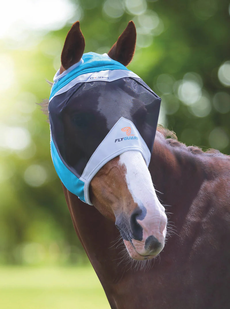 Shires Fly Guard Pro Fine Mesh Fly Mask Ear Holes