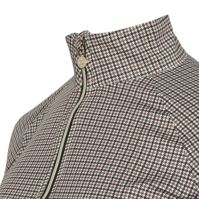 Dapple Bay Houndstooth 1/4 Zip Riding Top
