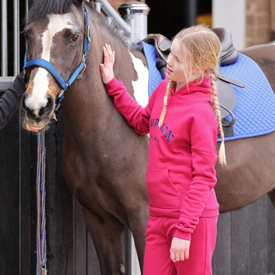 Shires Aubrion Serene Children's Hoodie - Cerise