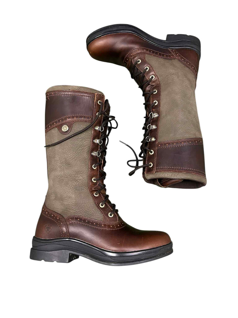 Ariat Wythburn II H2O Winter Boots - Green/Brown - 7.5 - USED