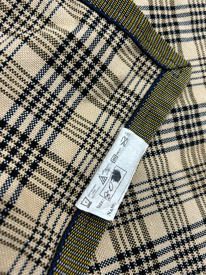 Baker Stable Sheet - Baker Plaid/Navy - Size 80" - USED