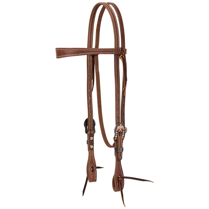 Weaver ProTack Headstall with Thunderbird Design