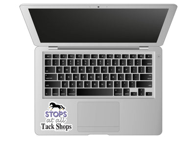 3" Tumbler Horse Sticker / Stops at Tack Shops / WATERPROOF