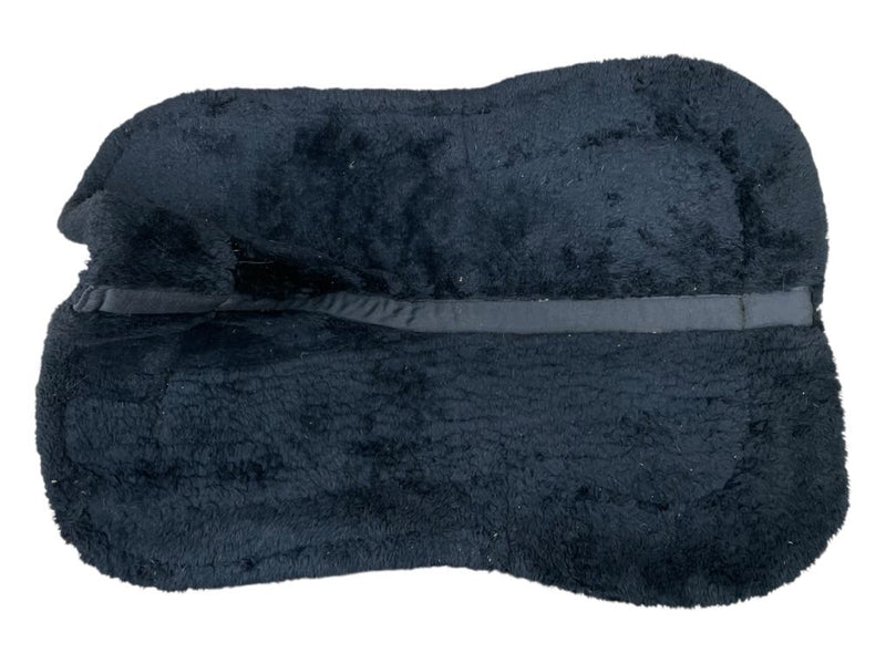 Unbranded Fleece Half Pad - Black - Approx 23" Spine - USED