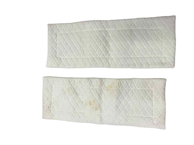 Wilker's Quilted Wraps - White - 13" x 36" - USED