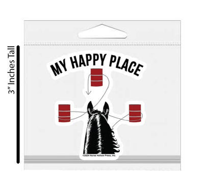 3" Tumbler Horse Sticker / Western Barrel Race / WATERPROOF