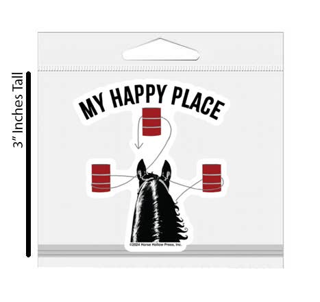 3" Tumbler Horse Sticker / Western Barrel Race / WATERPROOF