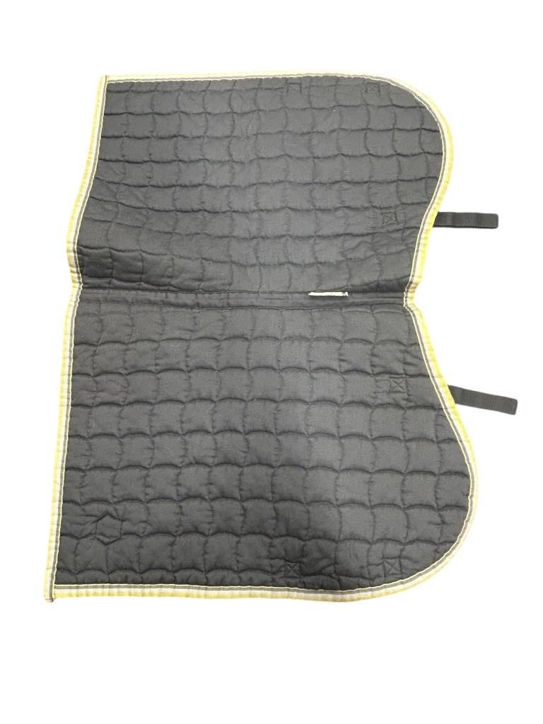 Horze AP Saddle Pad - Grey/Yellow - USED