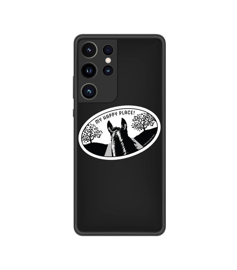 3" Tumbler Horse Sticker / Happy Place Trail  / WATERPROOF