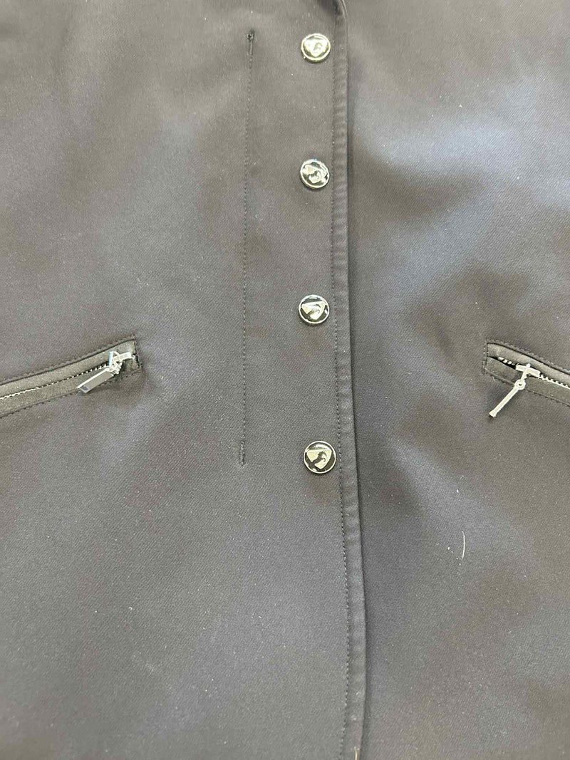 Shires Aubrion Vented Show Coat - Black - US 10 - USED