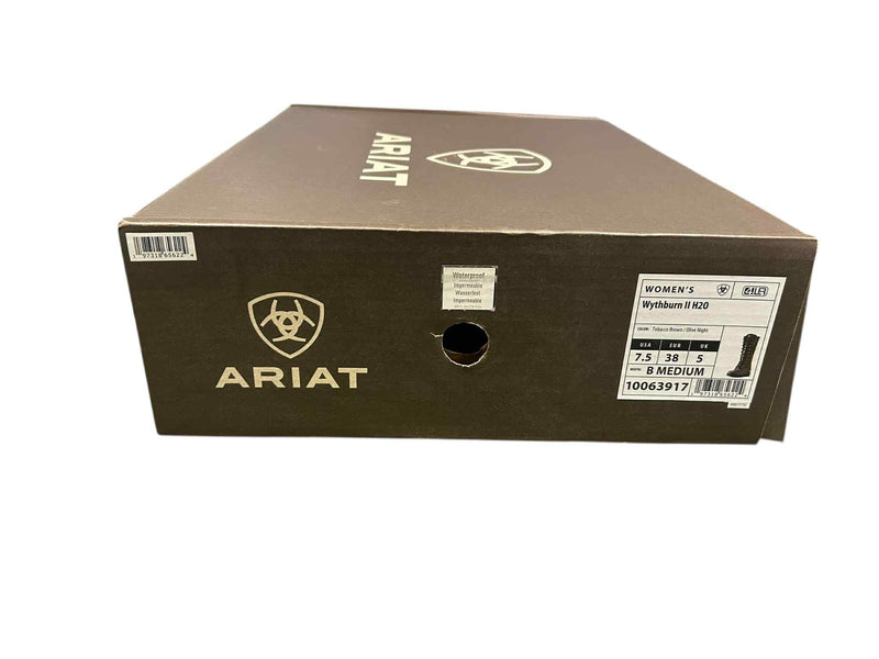 Ariat Wythburn II H2O Winter Boots - Green/Brown - 7.5 - USED