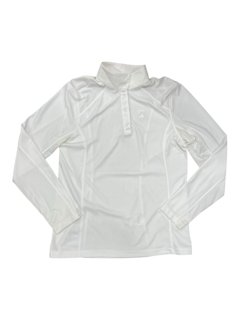 Riding Sport LS Show Shirt - White - M - USED