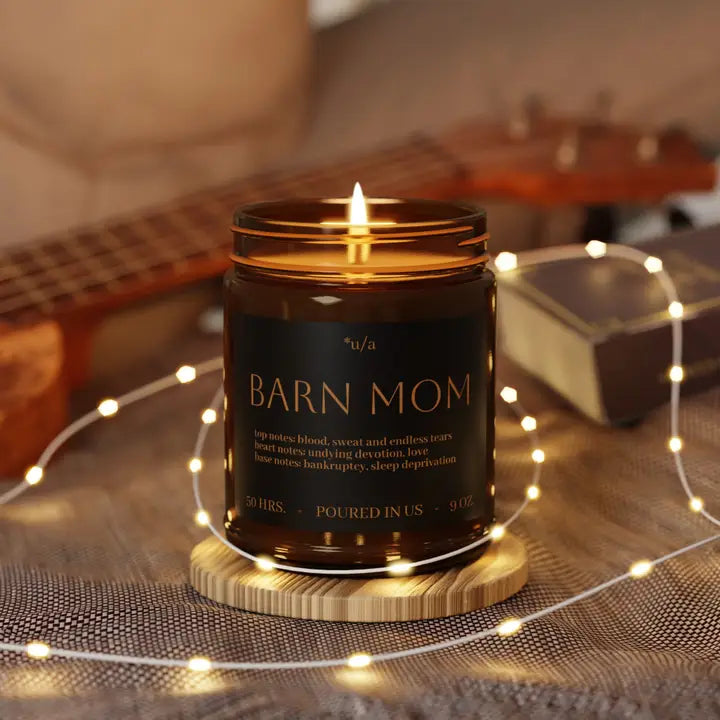 Unsustainable Apparel Candles - Barn Mom