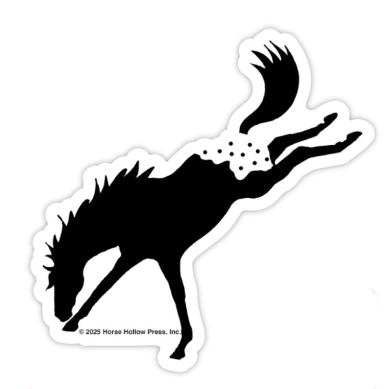 3" Tumbler Horse Sticker / Bucking Appaloosa / WATERPROOF