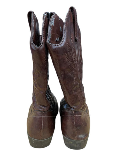 Unbranded Cowgirl Boots - Brown - Girls 2 - USED