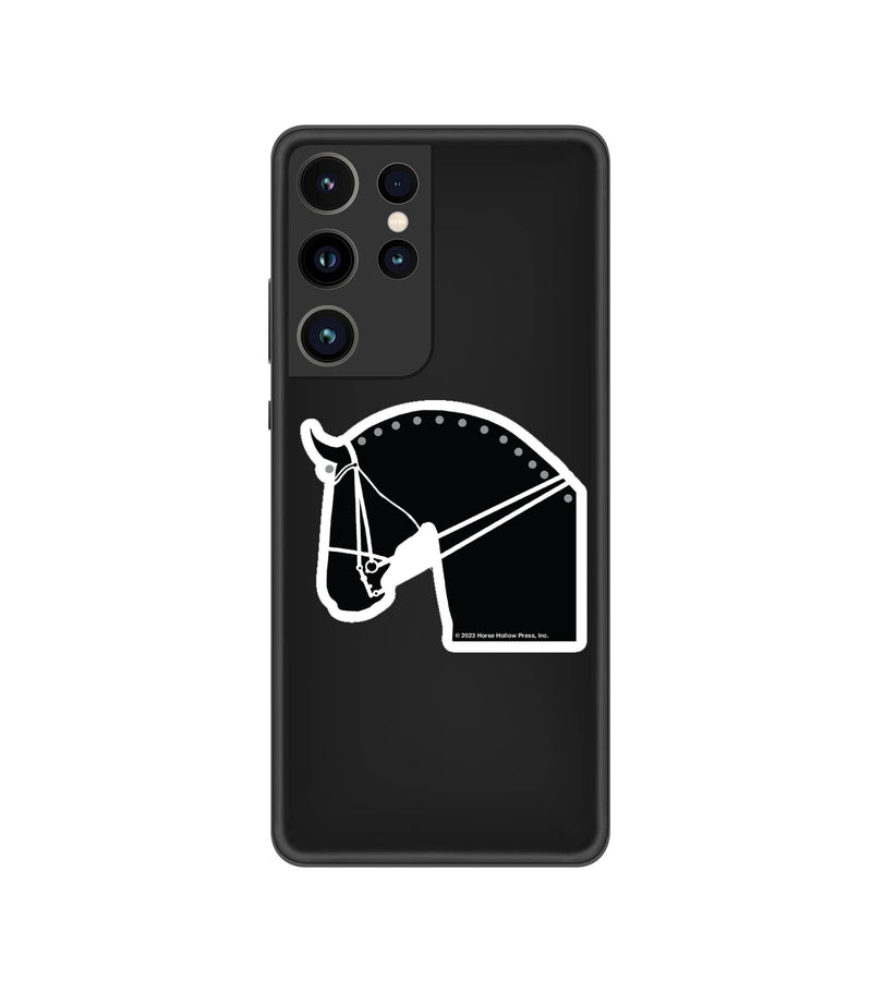 3" Tumbler Horse Sticker / Dressage Horse / WATERPROOF