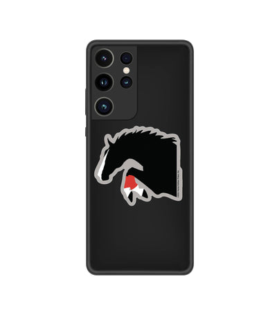 3" Tumbler Horse Sticker / Jumper Red Wraps / WATERPROOF