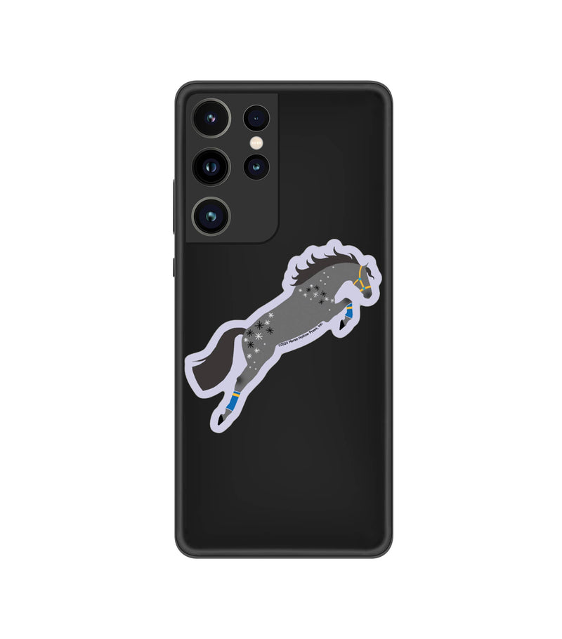 3" Tumbler Horse Sticker / Dappled Grey Jumper / WATERPROOF