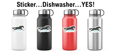 3" Tumbler Horse Sticker / OTTB Thoroughbred / WATERPROOF