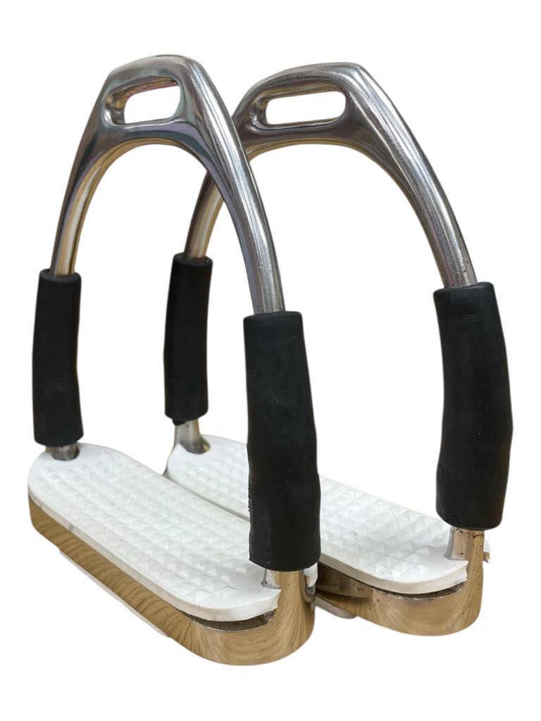 Unbranded Jointed Stirrups - SS - Approx 4.5" - USED